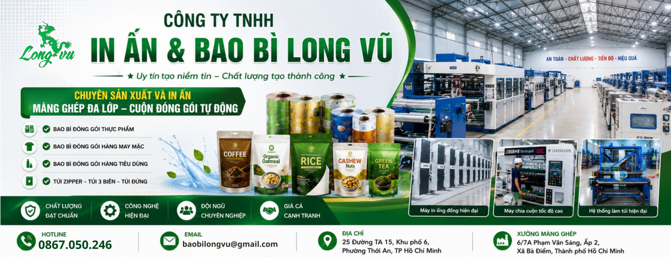 Công Ty TNHH In Ấn & Bao Bì Long Vũ